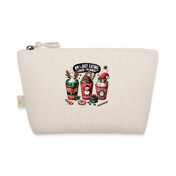 I'm bored eating - Funny Women's Christmas Coffee - Organic Pouch - nature - Front