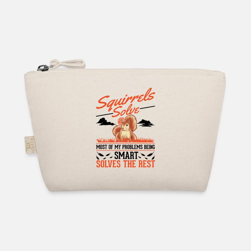 Eichhörnchen Geschenk Grauhörnchen Squirrel Bio-Täschchen