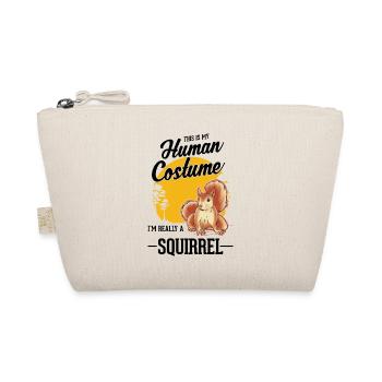 Squirrel Human Costume Halloween - Organic Pouch - nature - Front