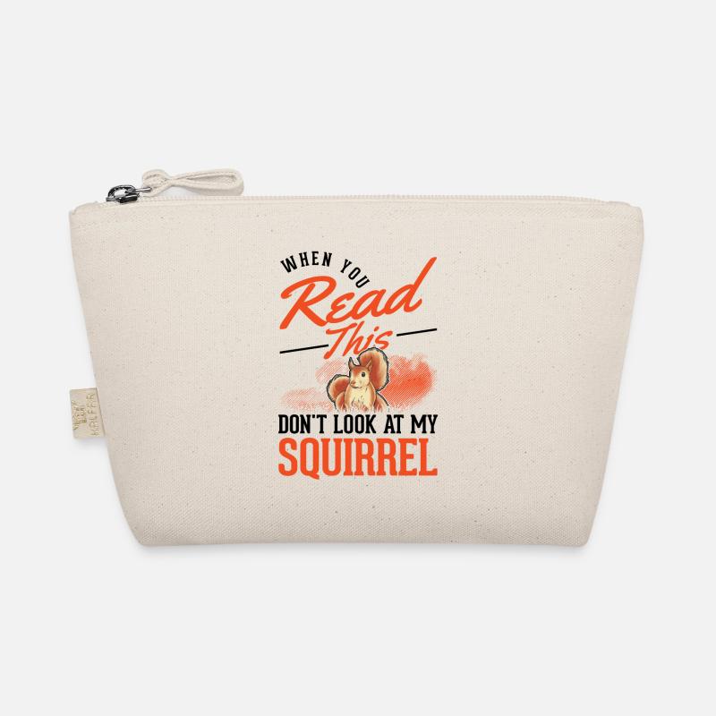 Squirrel Gift Grey Squirrel Organic Pouch