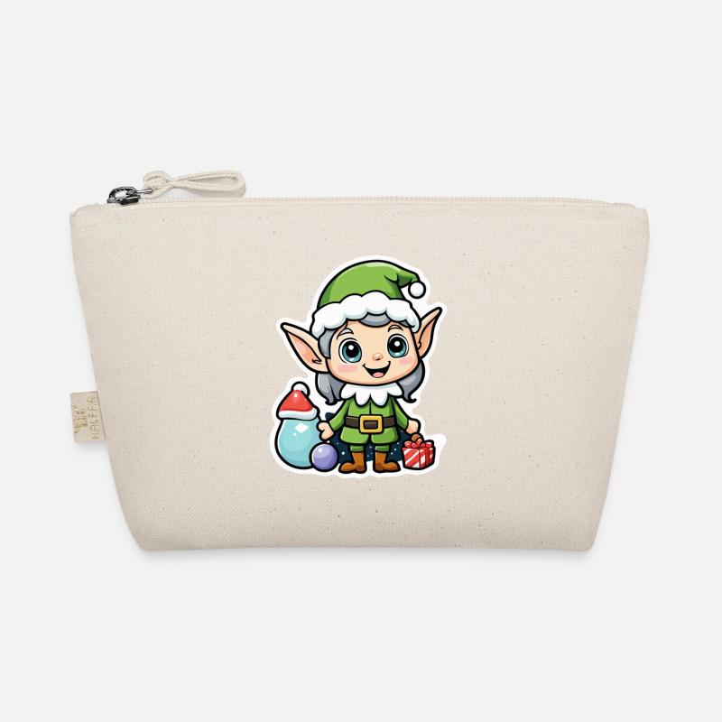 Elf Christmas Elf Gift Elf Organic Pouch