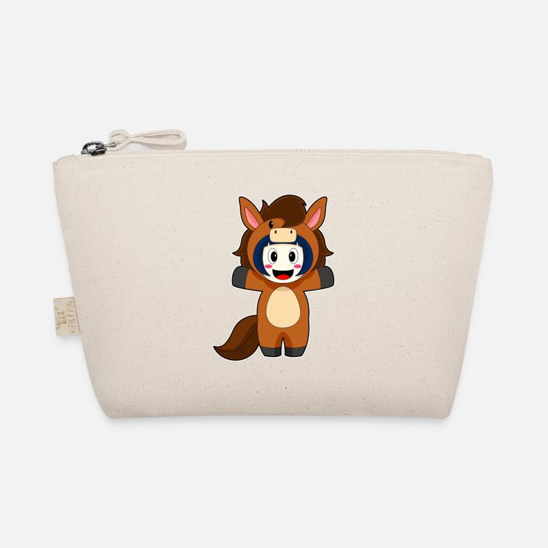 Pferd Mädchen Kostüm Bio-Täschchen