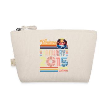 Anniversaire janvier 2015. Cadeau Janvier 2015. - Trousse biologique - nature - Devant