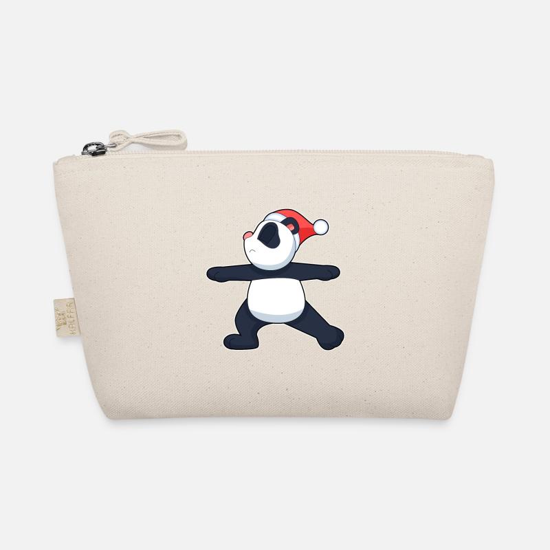 Panda Christmas Yoga Organic Pouch