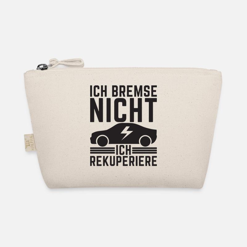 Ich Bremse nicht ich rekuperiere E-Auto Elektro Bio-Täschchen