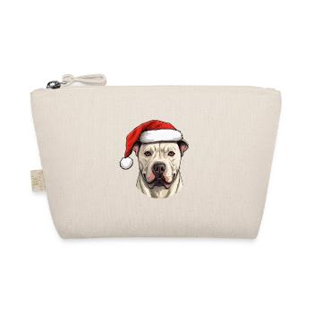 Dogue Argentino Chien Tête de Noël - Trousse biologique - nature - Devant