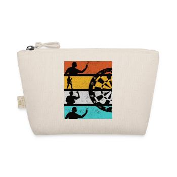 DART PLAYER RETRO DESIGN - Organic Pouch - nature - Front