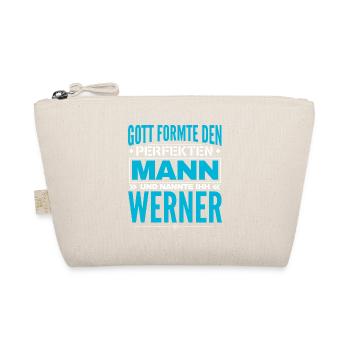 Werner Name Design - Bio-Täschchen - Natur - Vorne