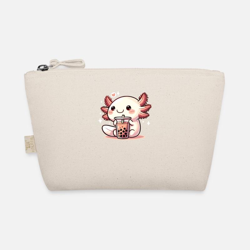 Axolotls boisson bubble tea kawaii Boba axolotl Trousse biologique