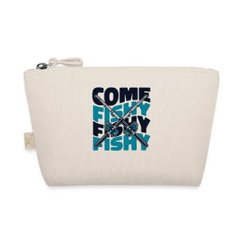 Come Fishy Fishy Fishy Fliegenfischer - Bio-Täschchen - Natur - Vorne