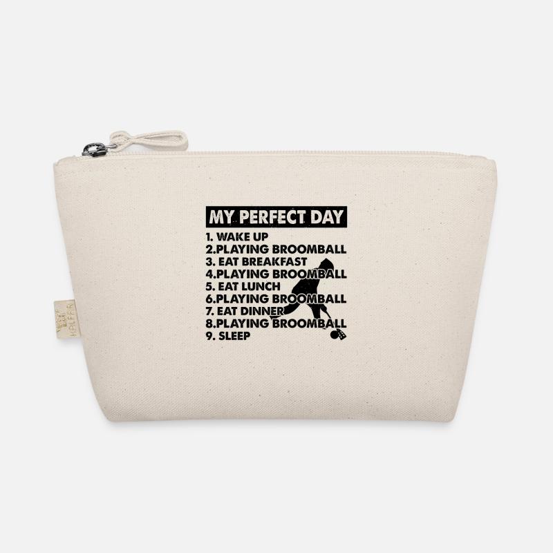 Playing Broomball Day Plan Broomball Player Organic Pouch