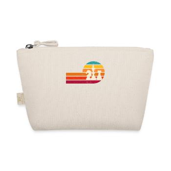 Vintage Chess Player Retro Sunset Chess - Organic Pouch - nature - Front
