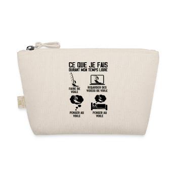 Ce Que Je Fais Durant Mon Temps Libre Voile - Trousse biologique - nature - Devant