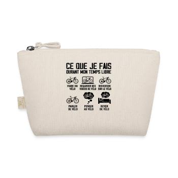 Ce Que Je Fais Durant Mon Temps Libre Cadeau Vélo - Trousse biologique - nature - Devant