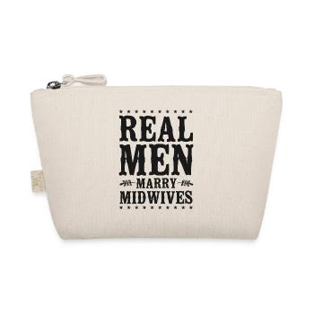 Nurse Midwife Birth Worker - Organic Pouch - nature - Front