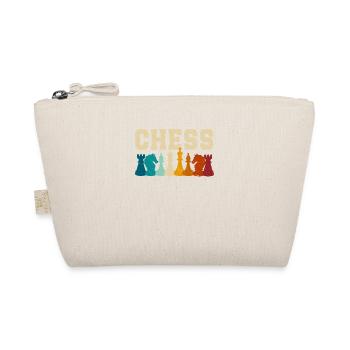 Chess Player Funny Chess Pieces Sixteen Pieces - Organic Pouch - nature - Front