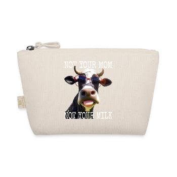 Not Your Mom Not Your Milk Vegan Veggie Vegetarier - Bio-Täschchen - Natur - Vorne