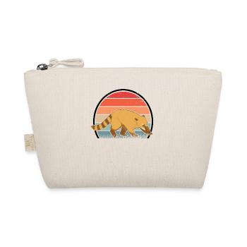 Nasenbär Retro Coati Vintage - Organic Pouch - nature - Front