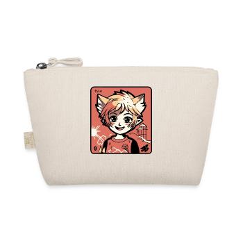 A Cartoon Manga Anime: Nice and Positive - Organic Pouch - nature - Front