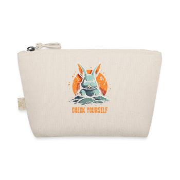 Check Yourself: A Cool Orange Bunny - Organic Pouch - nature - Front