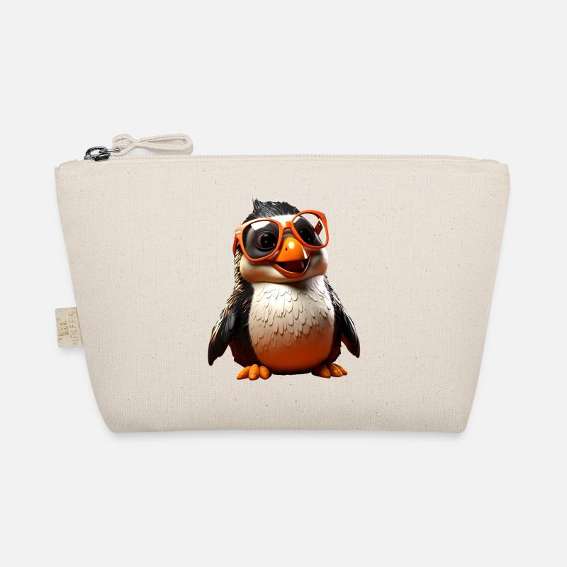 Pinguin Sonnenbrille Geschenk Ich Liebe Pinguine Bio-Täschchen