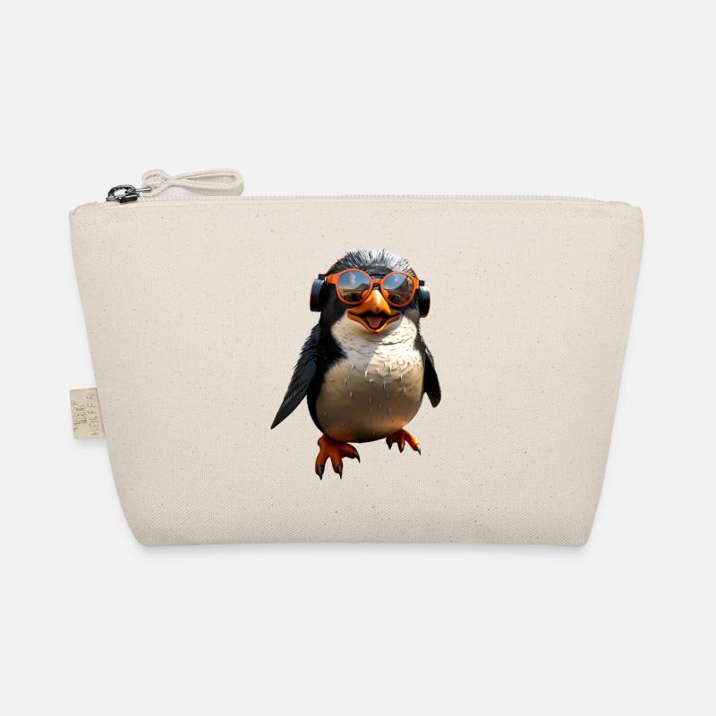 Pinguin Sonnenbrille Geschenk Ich Liebe Pinguine Bio-Täschchen