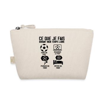 Ce Que Je Fais Durant Mon Temps Libre Foot - Trousse biologique - nature - Devant