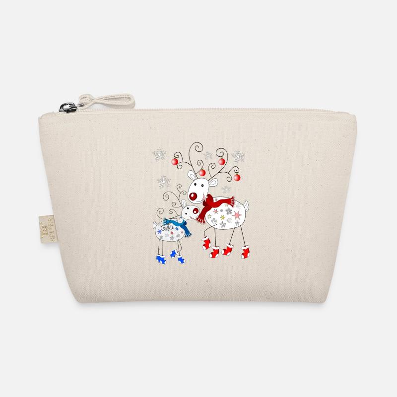 Reindeer with socks Organic Pouch
