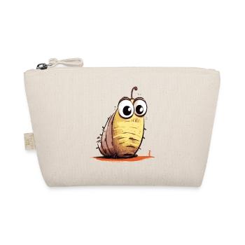 A Funny Dune Worm Larvae Friend - Organic Pouch - nature - Front