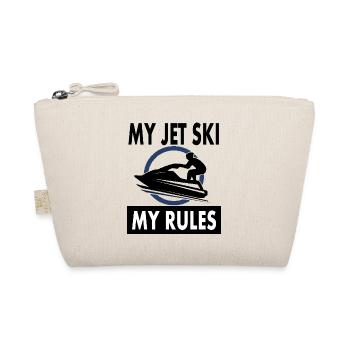 Mon Jet Ski Mes Règles Sports Nautiques Idée Cadeau - Trousse biologique - nature - Devant