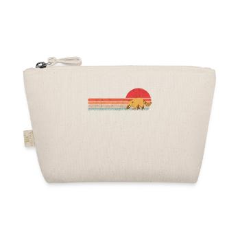 Nasenbär Retro Coati Vintage - Organic Pouch - nature - Front