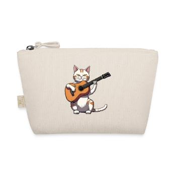 Chat jouant de la guitare chaton Propriétaire de chat - Trousse biologique - nature - Devant