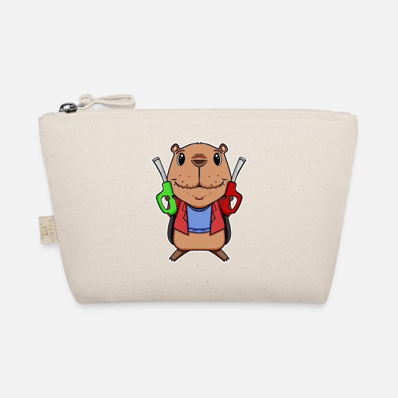 Capybara Capybara Gas Station Attendant Organic Pouch