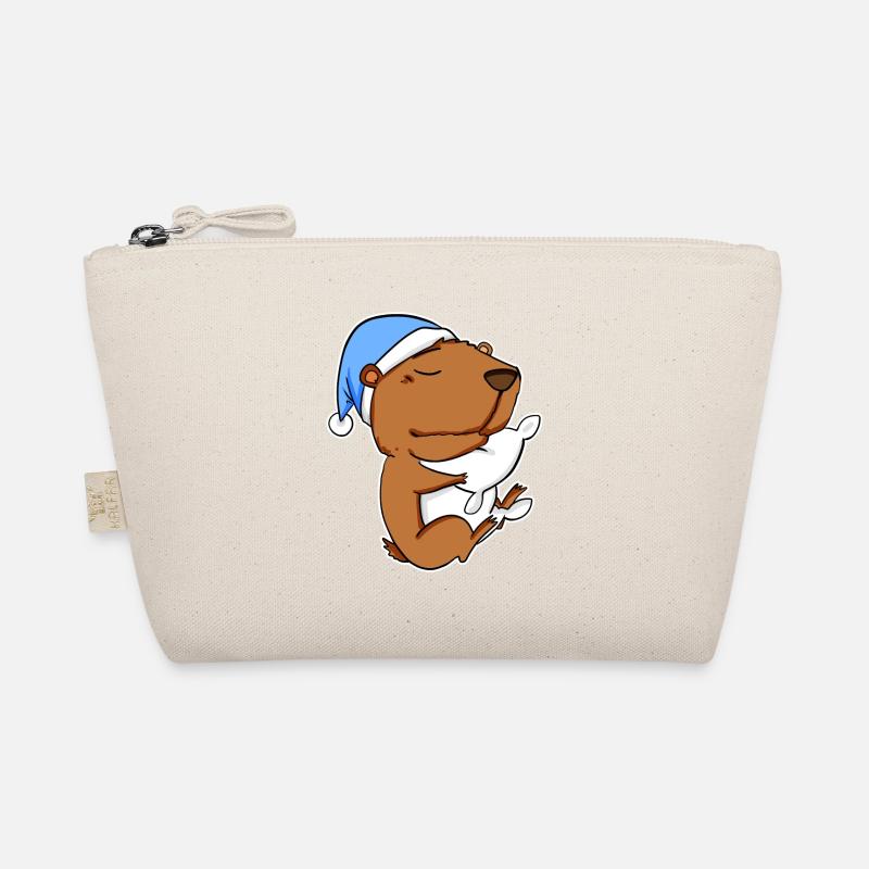 Capybara Capybara Tired Pillow Relax Organic Pouch