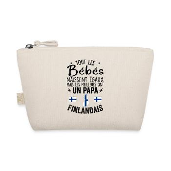 Bébés égaux meilleurs ont un papa Finlandais - Trousse biologique - nature - Devant