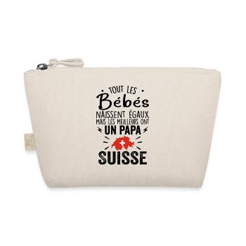 Bébés égaux meilleurs ont un papa Suisse - Trousse biologique - nature - Devant