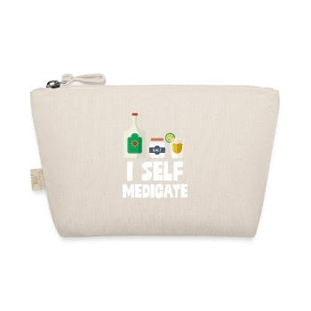 Je m'automédicamente Bouteille de tequila Jeu de mots Shot Pun - Trousse biologique - nature - Devant
