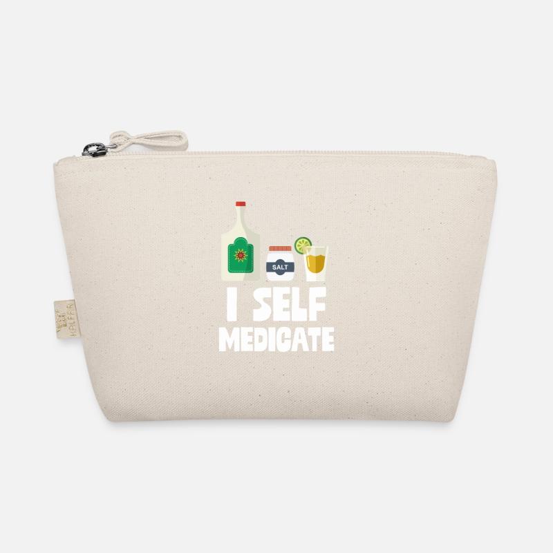 Je m'automédicamente Bouteille de tequila Jeu de mots Shot Pun Trousse biologique
