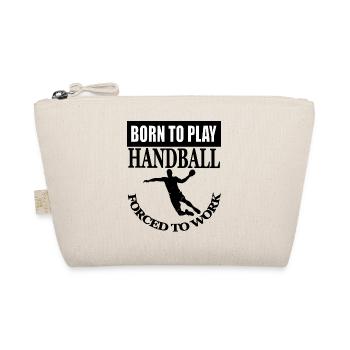 Jouer au handball handball ballon sport idée cadeau - Trousse biologique - nature - Devant