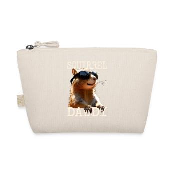 Squirrel Daddy Squirrel Dad Father's Day Dad - Organic Pouch - nature - Front