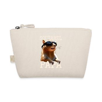 Squirrel Dad Squirrel Daddy Father's Day Dad Paps - Organic Pouch - nature - Front