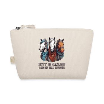 The Three Original Horses: Duty Calls - Organic Pouch - nature - Front