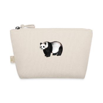 Drawing of a panda bear - Organic Pouch - nature - Front