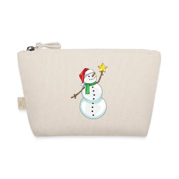 Poinsettia de Noël bonhomme de neige - Trousse biologique - nature - Devant