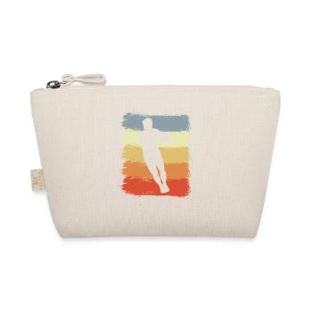 Joueur de rugby Look Vintage - Trousse biologique - nature - Devant