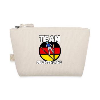 Équipe d’Allemagne - T-shirt pour un fan de saut à ski - Trousse biologique - nature - Devant