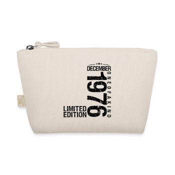 Birthday December 1976 December born in December - Organic Pouch - nature - Front