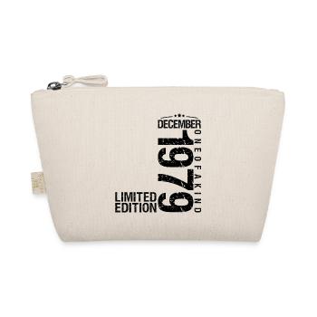 Birthday December 1979 December born in December - Organic Pouch - nature - Front