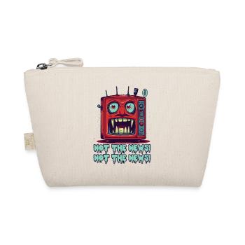 Anxious TV, don't turn off the message - Organic Pouch - nature - Front