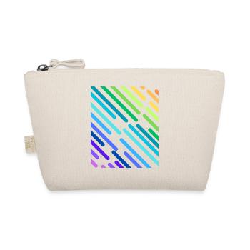 RAINBOW STRIPES - Organic Pouch - nature - Front